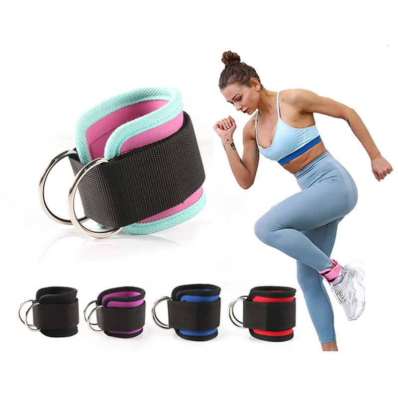 

Cable Ankle Straps For Cable Machines Leg Exercises Double D-Ring Ankle Cuffs For Gym Workouts Glutes Legs Strength tools