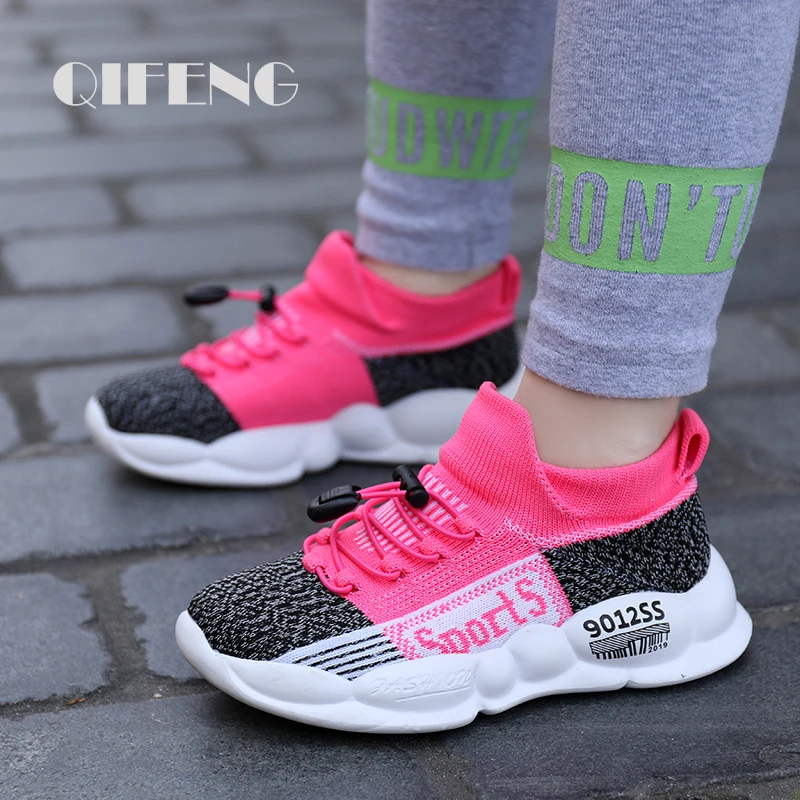 

Кроссовки Детские сетчатые для бега, модная повседневная обувь для маленьких девочек и мальчиков, Симпатичные спортивные, с мультяшным рисунком, летние