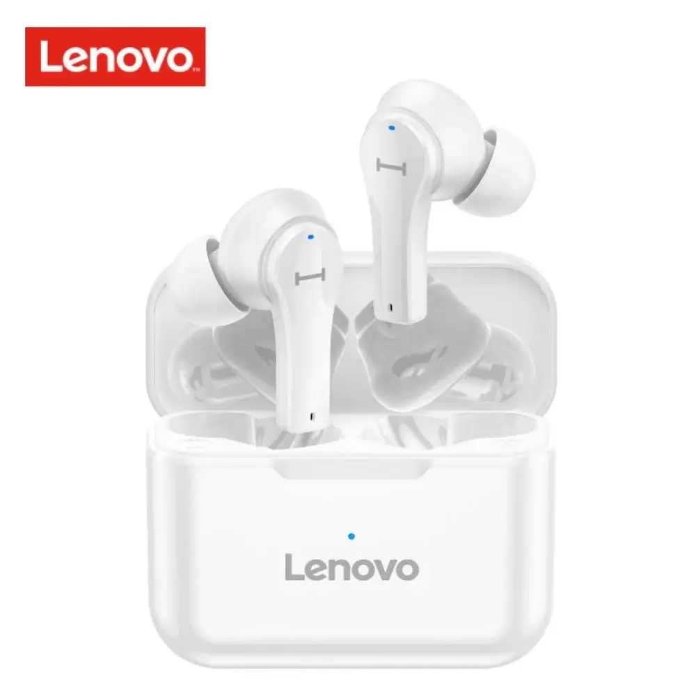Bluetooth Earphone Lenovo QT82 Wireless Headphones Stereo Headset Bass Music Earbuds Waterproof Sports Noise HD Mic For Phones