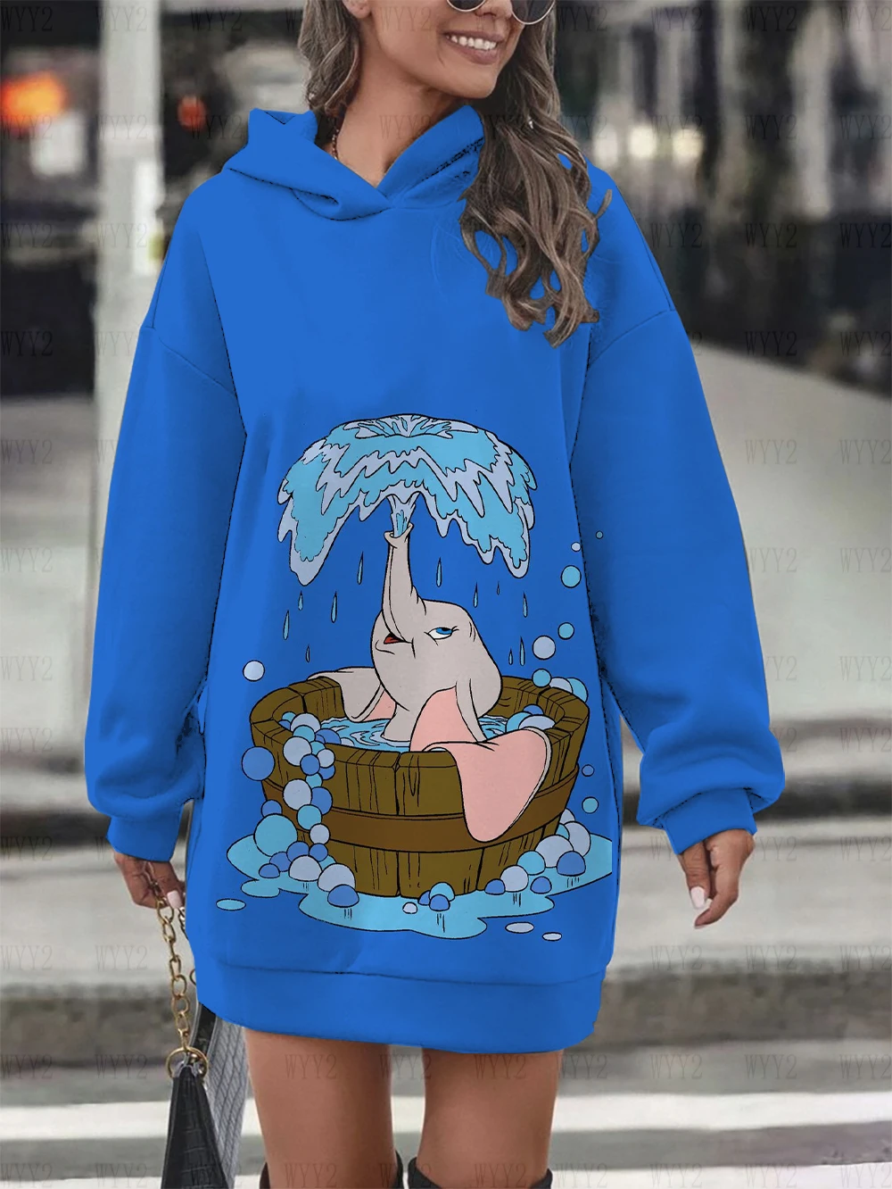 Disney-Robe pull pratiquero chic pour femme пот à capuche imprimé DGreeting режим simple printemps et automne