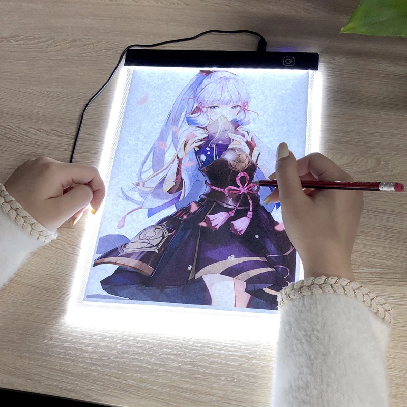

Tablet Children Board Practice Copy Kids Sketching Drawing Creativity Led Painting Toys Dimmable Level 3 Pad for Educational