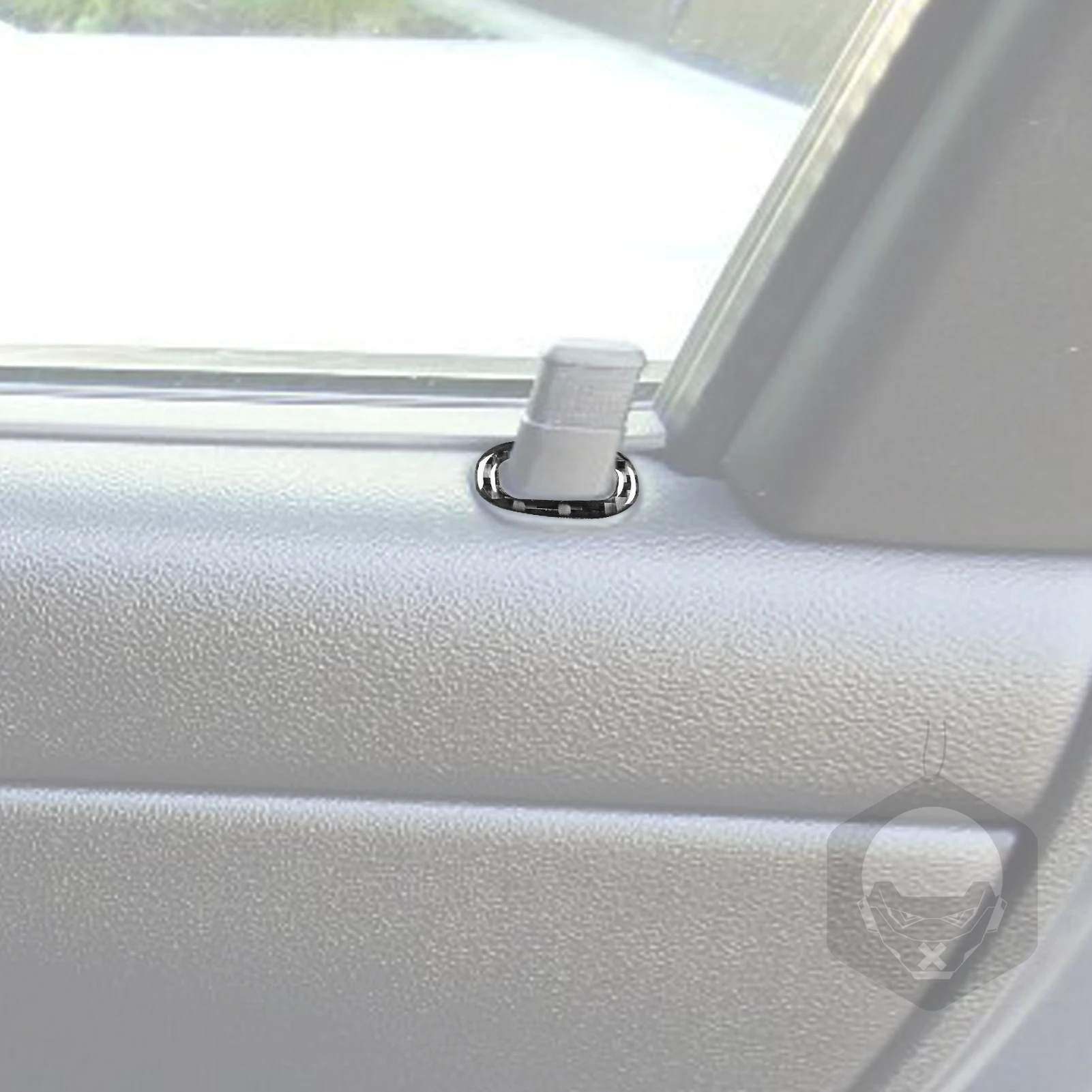 Для Chevrolet Impala 2006-2013 Настоящее углеродное волокно Автомобильный Дверной Болт