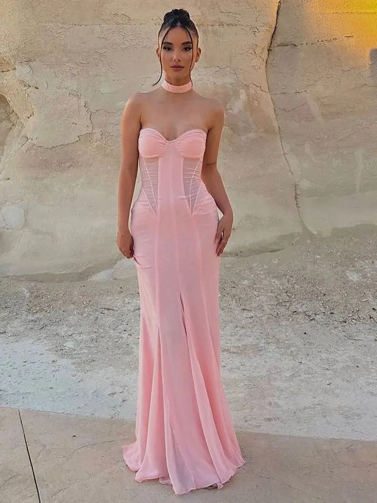 Extranjero embarazada imponer vestido rosa palo largo – Compra vestido rosa palo largo con envío gratis  en AliExpress version