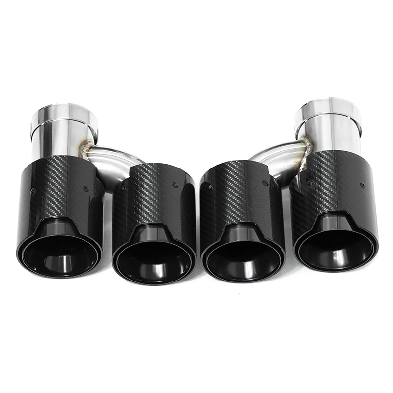 

Для BMW 535i F10 F11 640i двойной выхлопной наконечник обновления M5 Look Quad выхлопная труба глушитель из нержавеющей стали наконечники выхлопной системы насадка