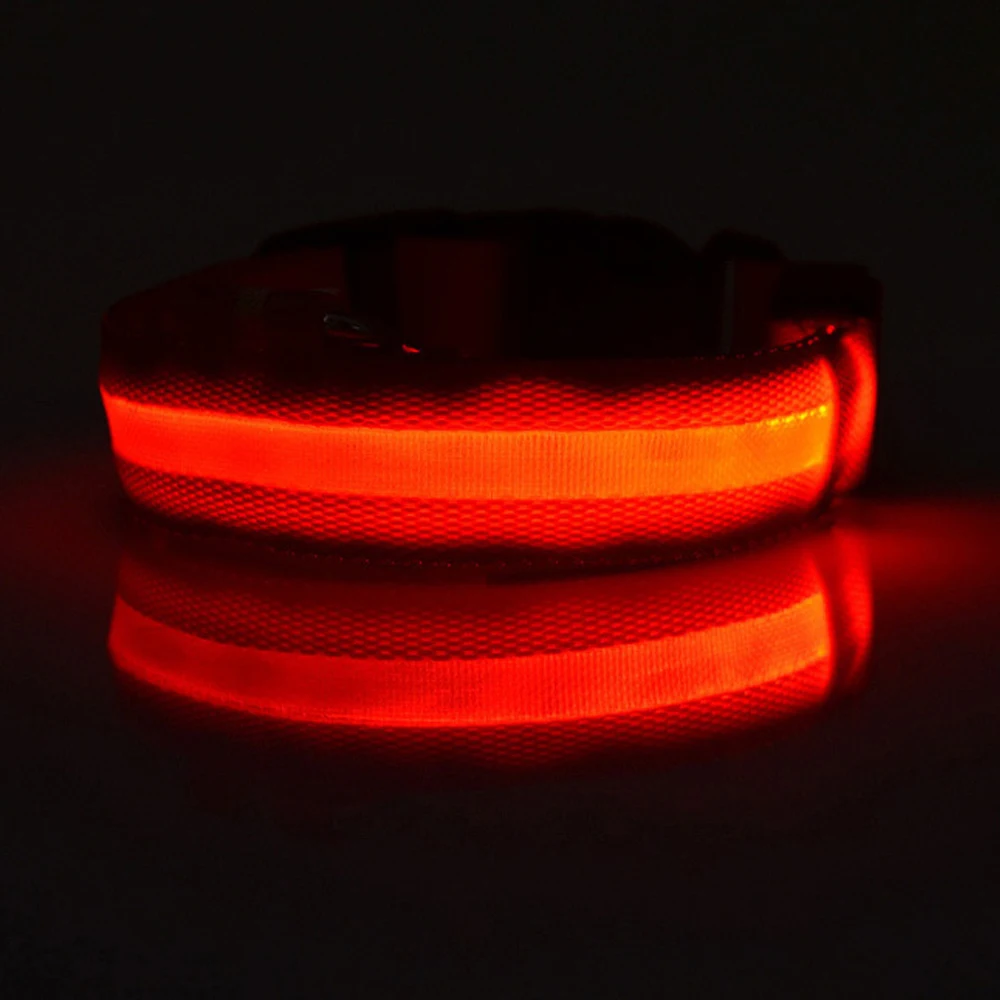 

USB Charging Or Battery Replacement Led Dog Collar Anti-Lost Collar Suitable For Puppies Dog Collars Leads LED Products Supplies