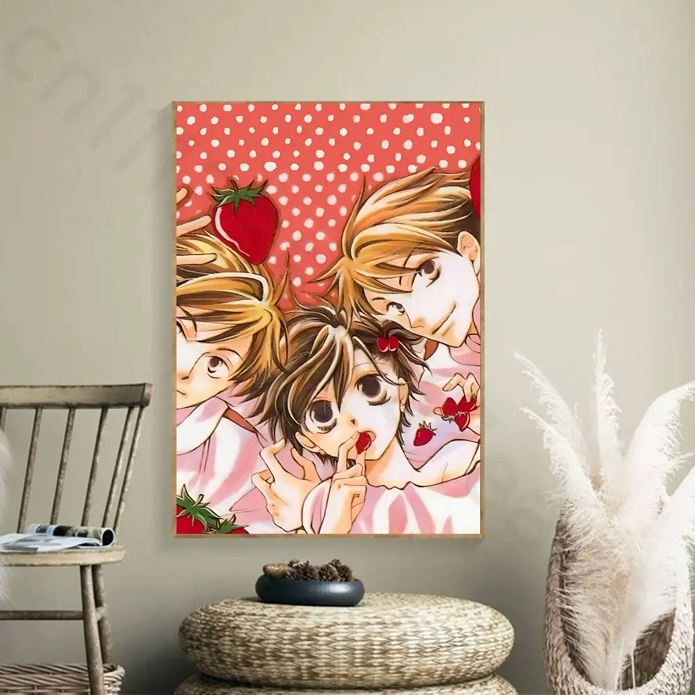 Фото Новый постер OHSHC O-Ouran High School, HD-плакат для домашнего декора, водонепроницаемый, для гостиной, бара, эстетичный декор №5