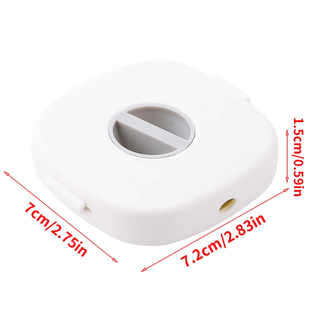 

Rotating Cable Winder Plastic Round Wire Storage Case Cellphone Holder Portable Home Accessories Gift Yellow Blue