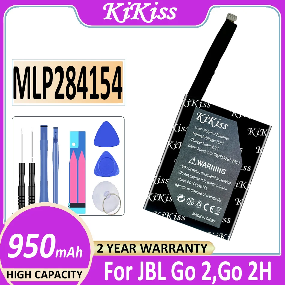 

KiKiss 950mAh Battery MLP284154 for Spealer,mp3;JBL Go 2 Go2 ,Go 2H;MLP284154;1ICP3/41/54 Big Power Bateria