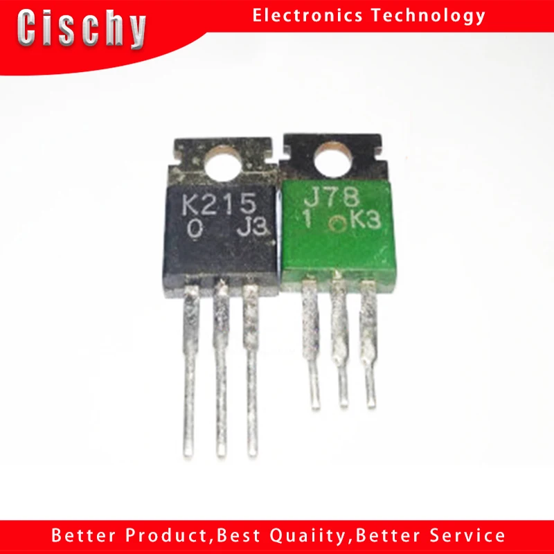 

10pcs/lot =5pairs 2SJ78 2SK215 TO-220 In Stock