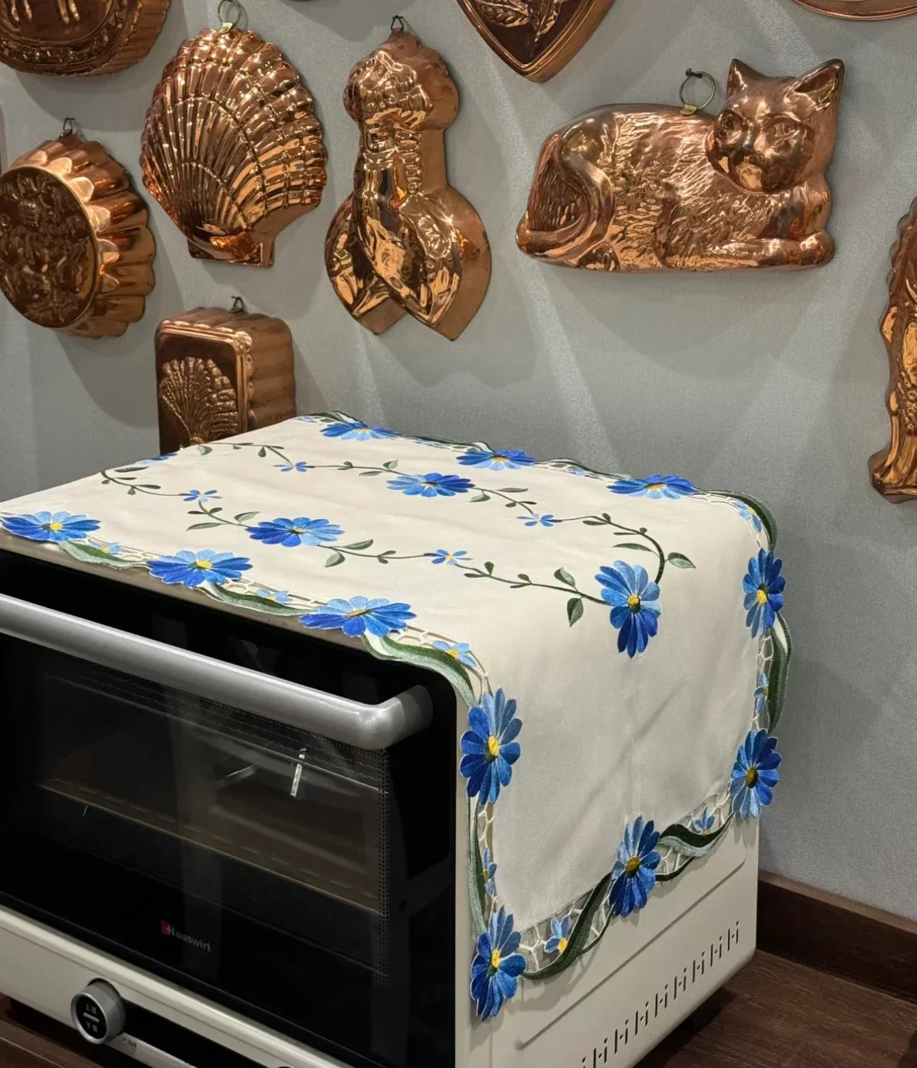 Aangepaste Ronde Route 66 Kaart Tafelkleed Waterdicht Oliebestendig 60 Inch Usa Snelwegen