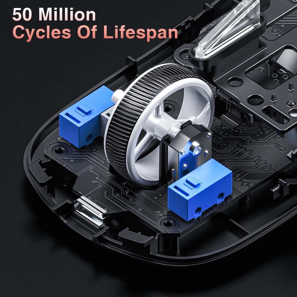 LB-M6 Магнитная игровая мышь Беспроводное трехрежимное соединение Bluetooth