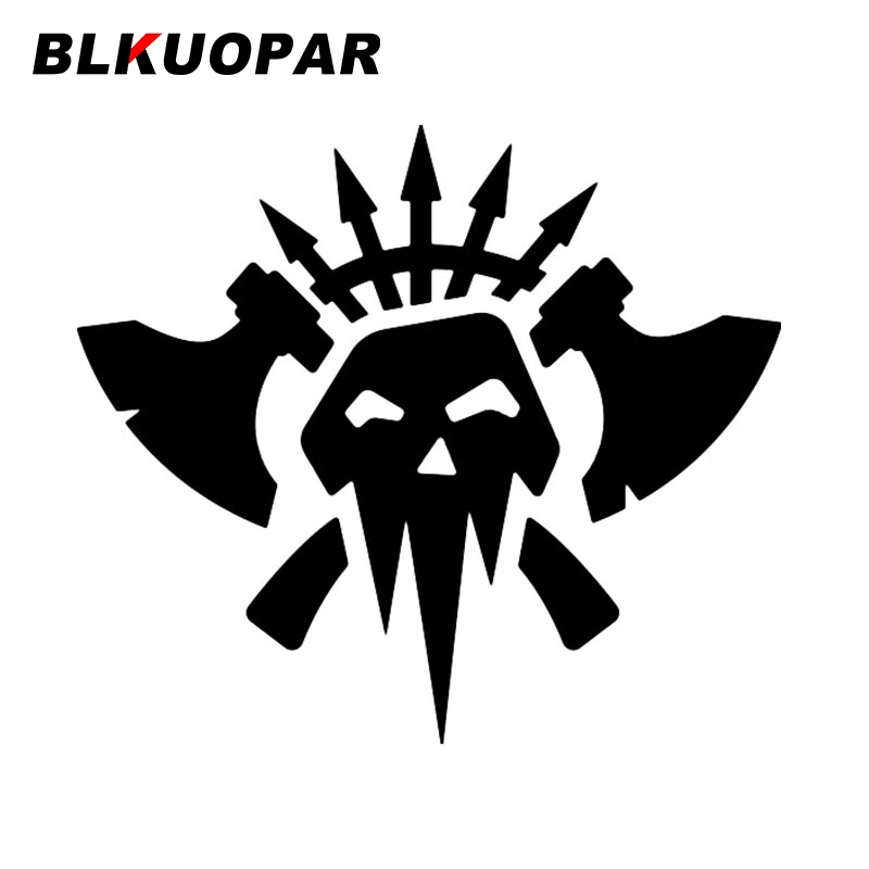 

BLKUOPAR Orcs Clan Symbol Warrior Graphics Car Stickers Sunscreen Decal Creative Funny Bumper Motorcycle Vinyl Car Wrap Die Cut