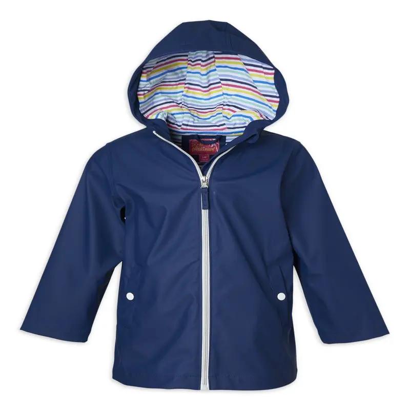 

Full Zip Hooded Rain Jacket, Sizes 4-16