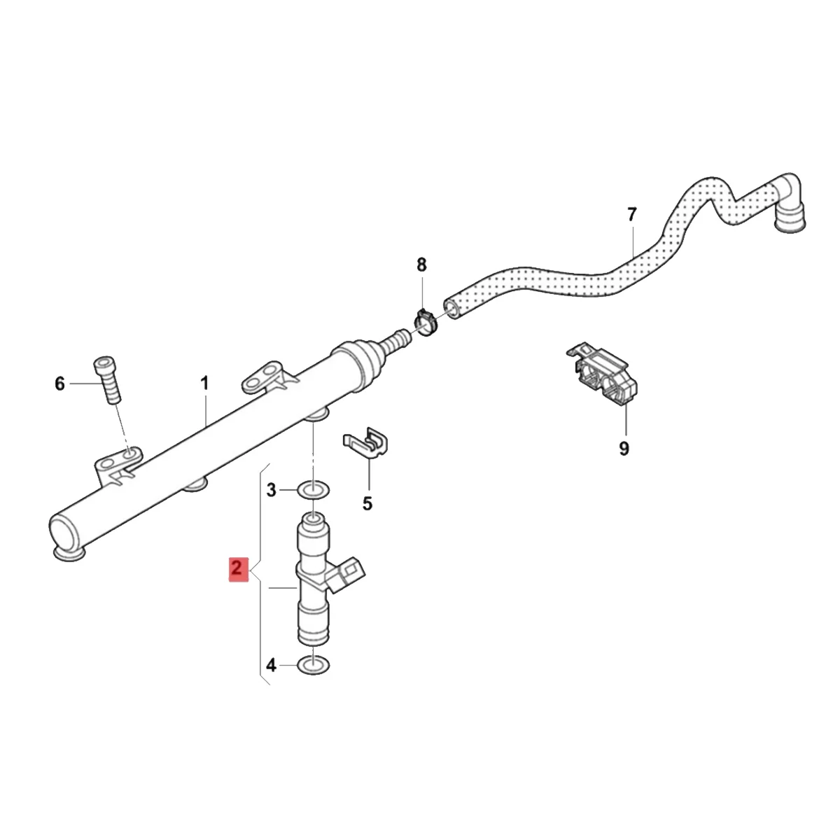 Форсунка топливной форсунки 04E906031E для Volkswagen Jetta Ameo Golf Skoda Karoq Octavia 906 л 8 шт.