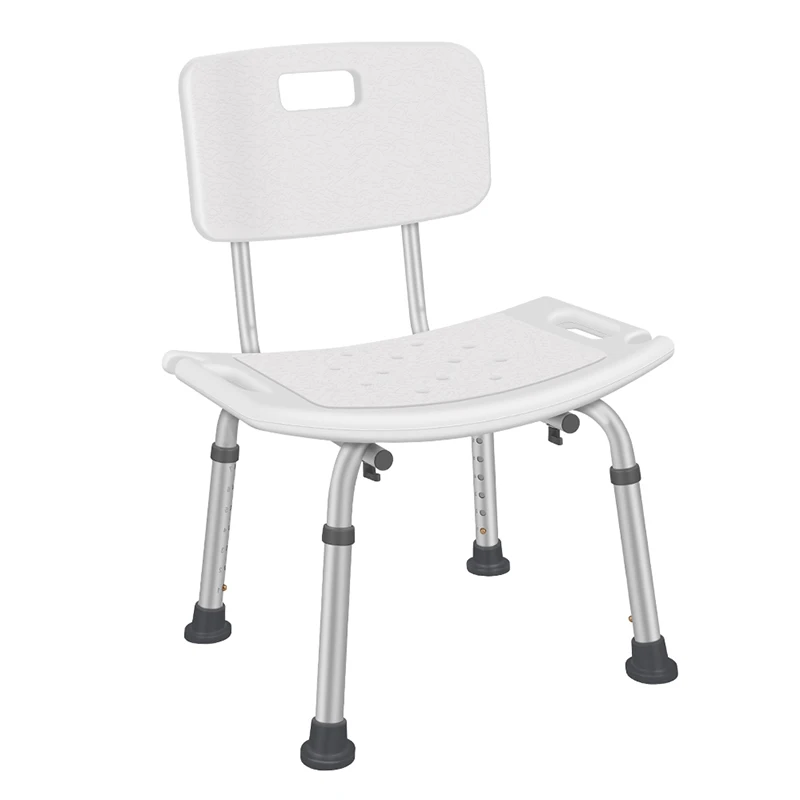 

Adjustable Elderly bathroom seat anti-skid bath with backrest chairs for elderly squat toilet stool for shower special chair