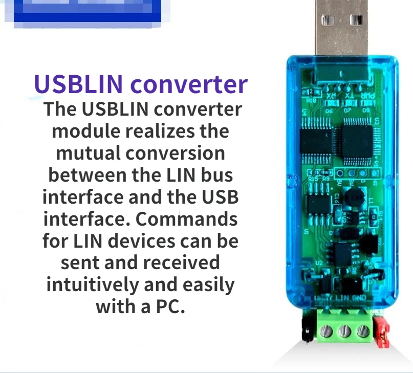 Преобразователь USBLIN USB в LIN на устройство отладки с изолированным виртуальным