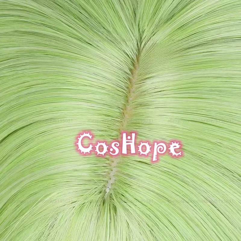 Enkidu косплей парик C 80 см длинный прямой зеленый термостойкие синтетические