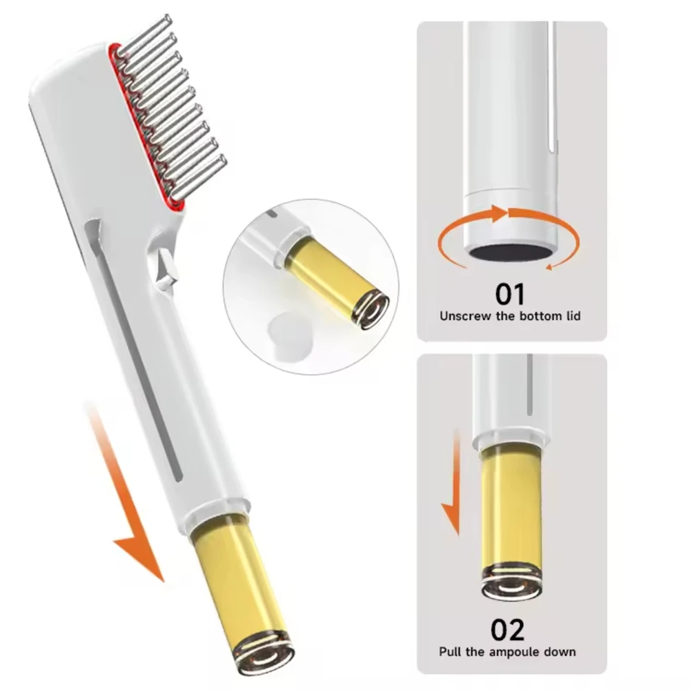 Портативная перезаряжаемая электрическая щетка для массажа головы аппликатор