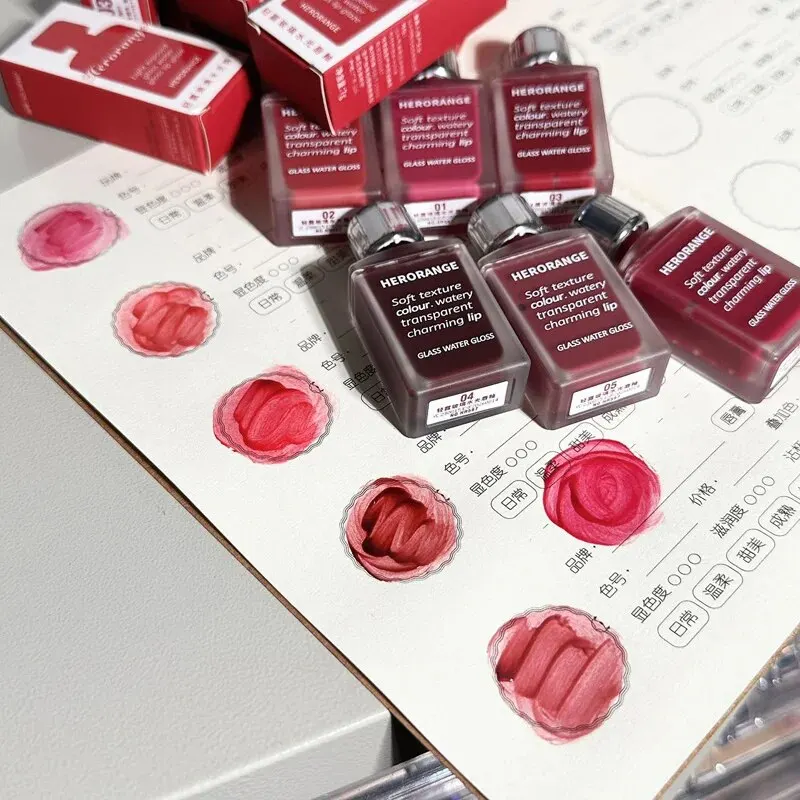 Прозрачный глянцевый матовый Блестящий Блеск для губ HERORANGE HR567