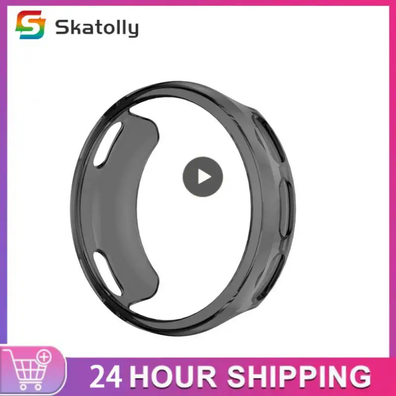 

Soft Watch Case Smart Accessories Half-clad Cove Transparent Protective Shell Multicolor For Polar Vantage V2 Tpu