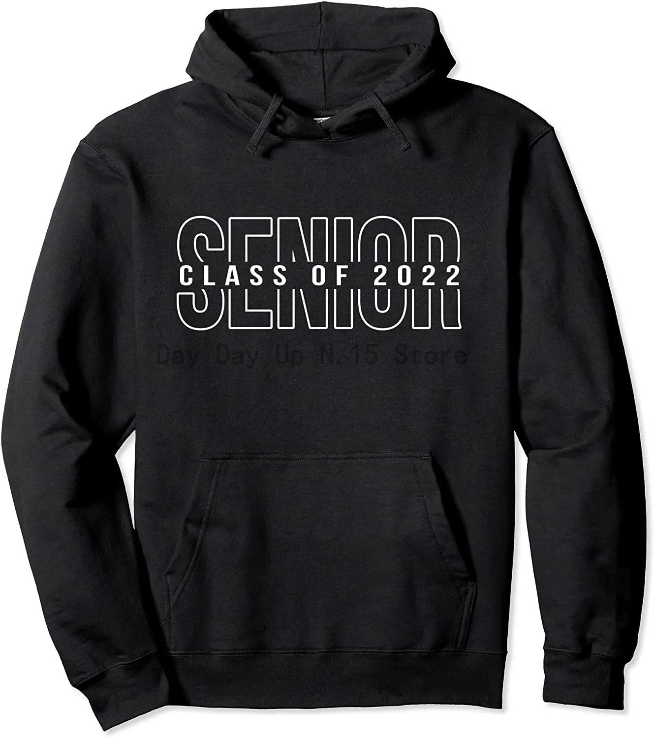 

Senior 2022 Senior Class Of 2022 High School Graduation Pullover Hoodie Tops Long Sleeve Sweatshirt