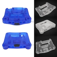 2022 new replacement plastic shell translucent case for n64 nintendo 64 replacement case transparent boxes accessories