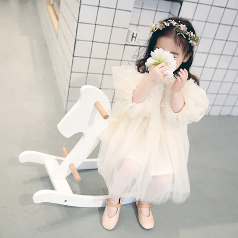HoneyCherry New Kids Dresses For Girls Spring Girl Dress Child Baby Sweet Princess Dress Designer Dress Baby Girl Clothes