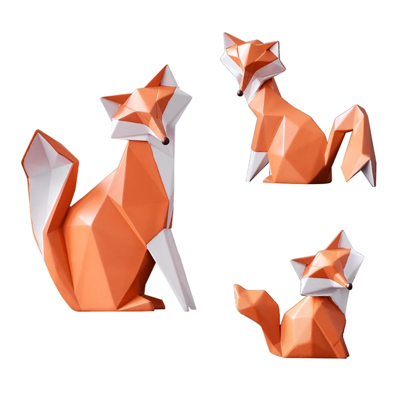 

Лиса животные украшения светлый роскошный полимер Гостиная ТВ шкаф вино крыльцо настольный домашний мягкий Декор