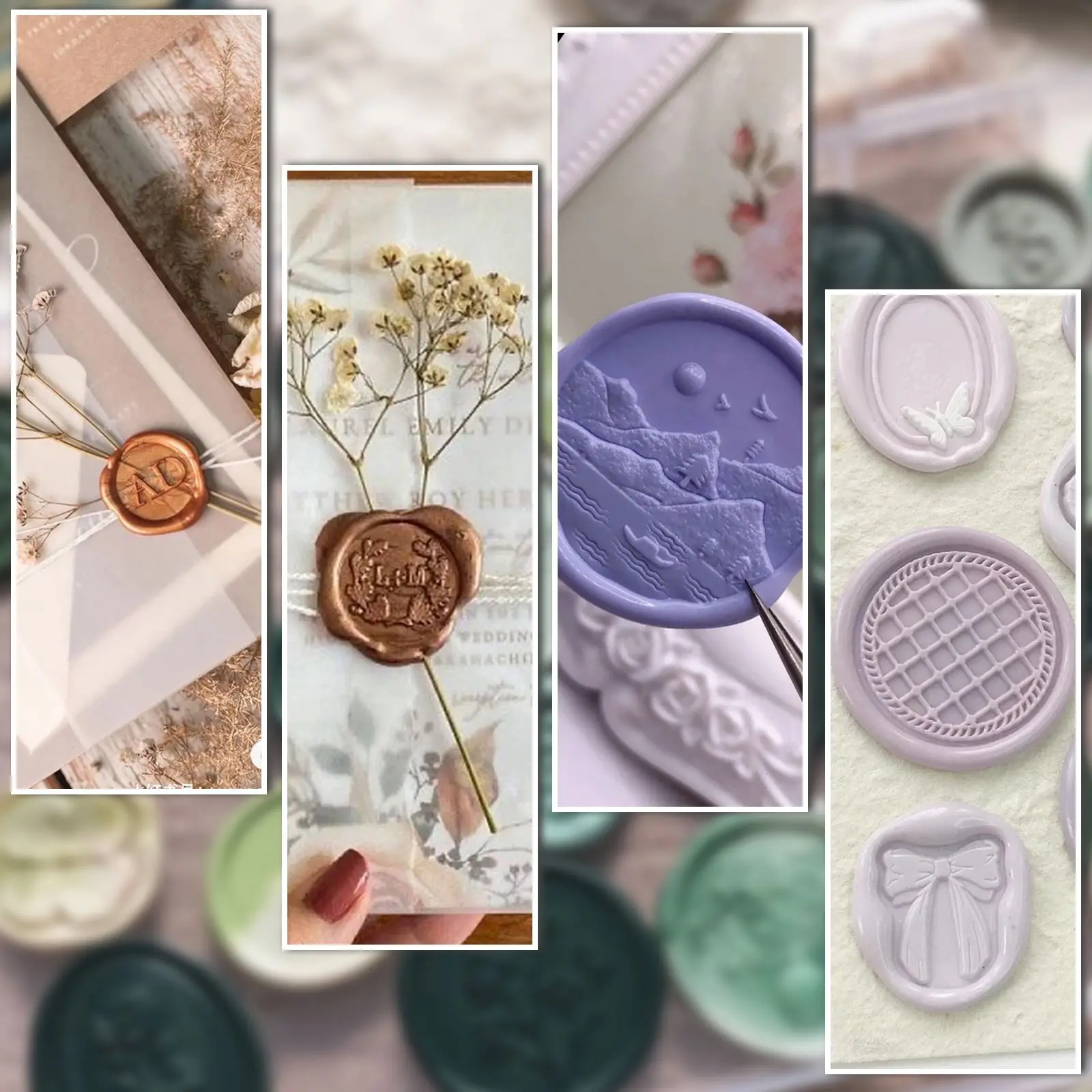 Штампики для запечатывания клеевого пистолета 10 шт