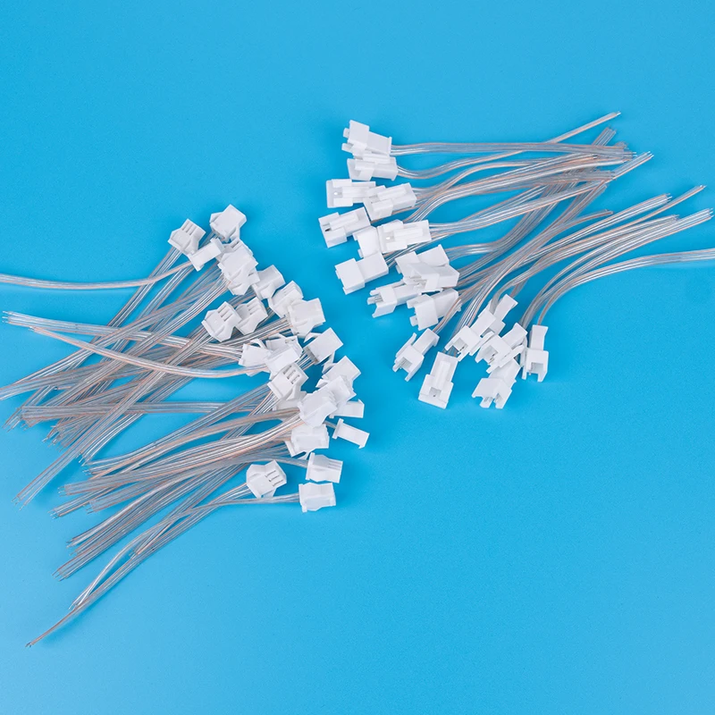 3-контактный разъем JST SM штекер и гнездо для WS2812B WS2812 WS2811 фотострока прозрачный кабель 10 см 27awg