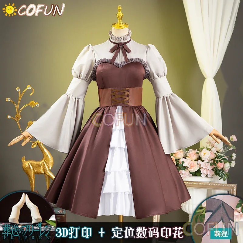 COFUN Amine Frieren: Костюм для косплея Beyond Journey's End Linie/ Draht/Aur/Lugner наряды на Хэллоуин