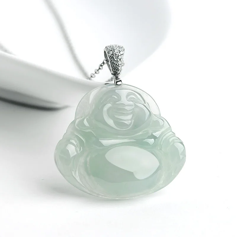 

Ожерелье из серебра 925 пробы с кулоном в виде Будды