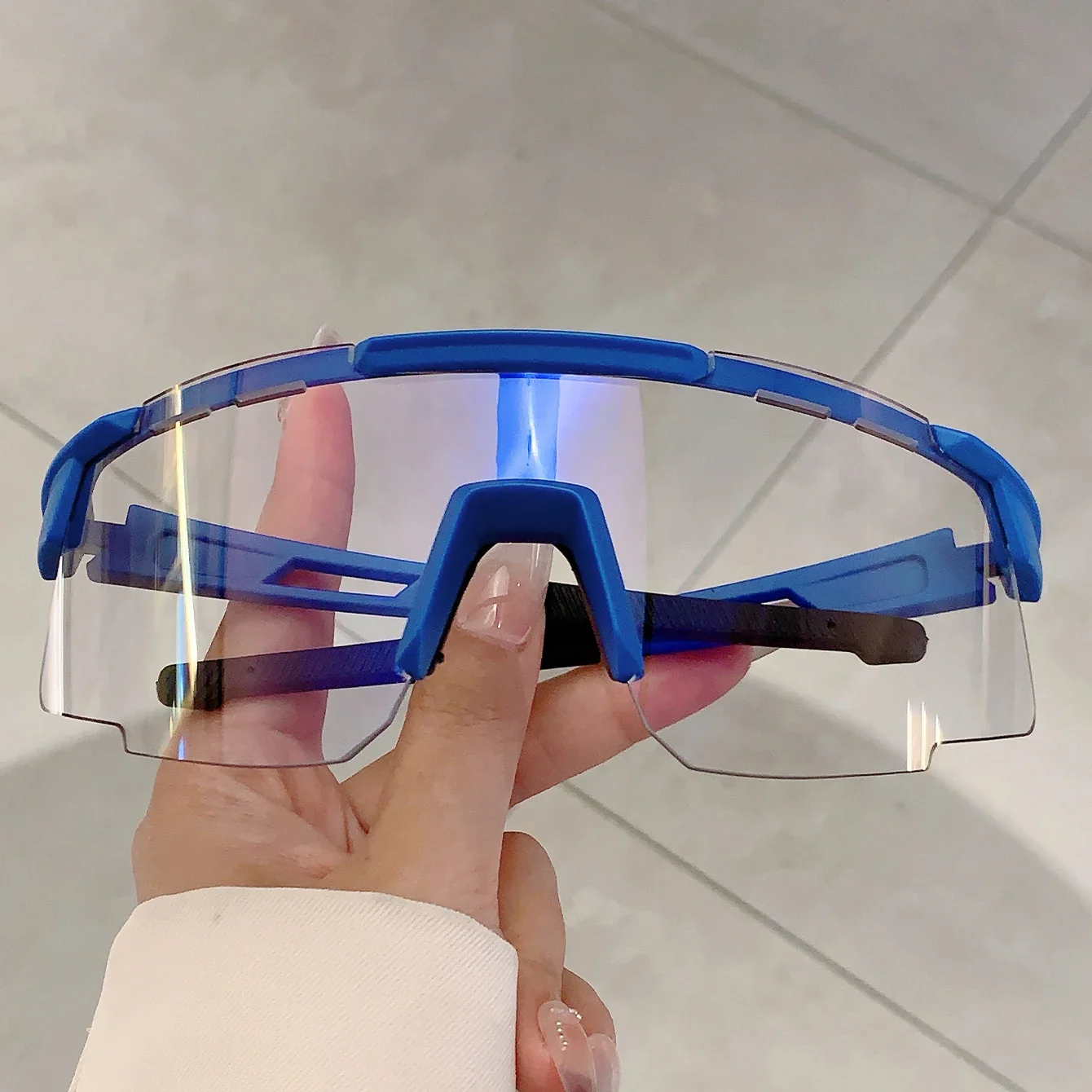 KAMMPT безободковые фотохромные очки для мужчин и женщин новинка 2024 круглые