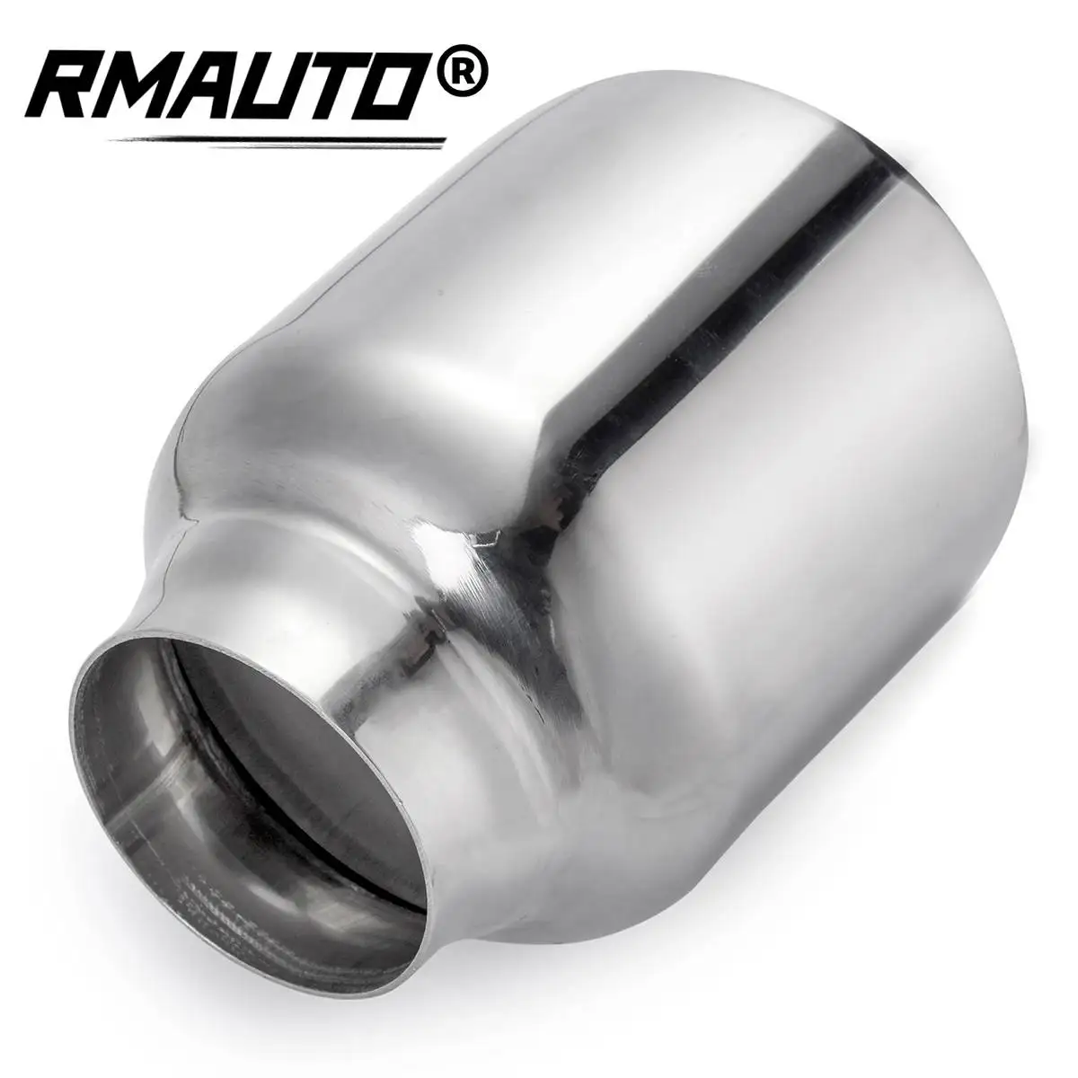 

1/2pcs Universal Car Exhaust Pipe 63mm-101mm Exhaust Tip 2.5"-4" Tail Tube Exhaust System Stainless Steel