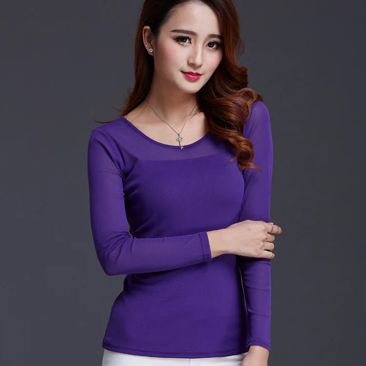 

Long Sleeve T Shirt Womens Sexy Cropped Tops Tees Casual Fashion Cotton T-shirt black