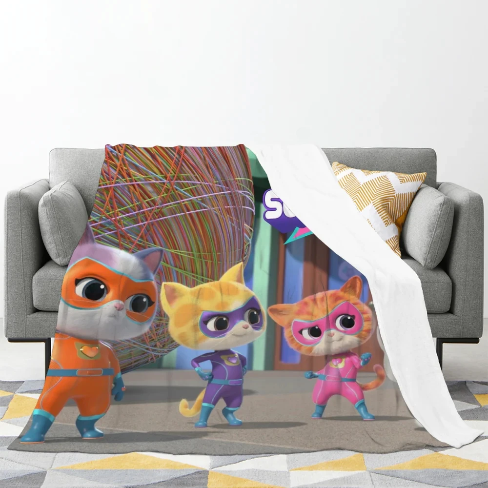 Фланелевое Одеяло с 3D принтом в виде милых кошек и супер котят шерпа флисовое