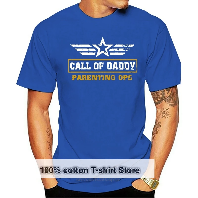 

Футболка с надписью «Call Of DAD Duty», забавная рубашка на День отца, рубашка для родителей