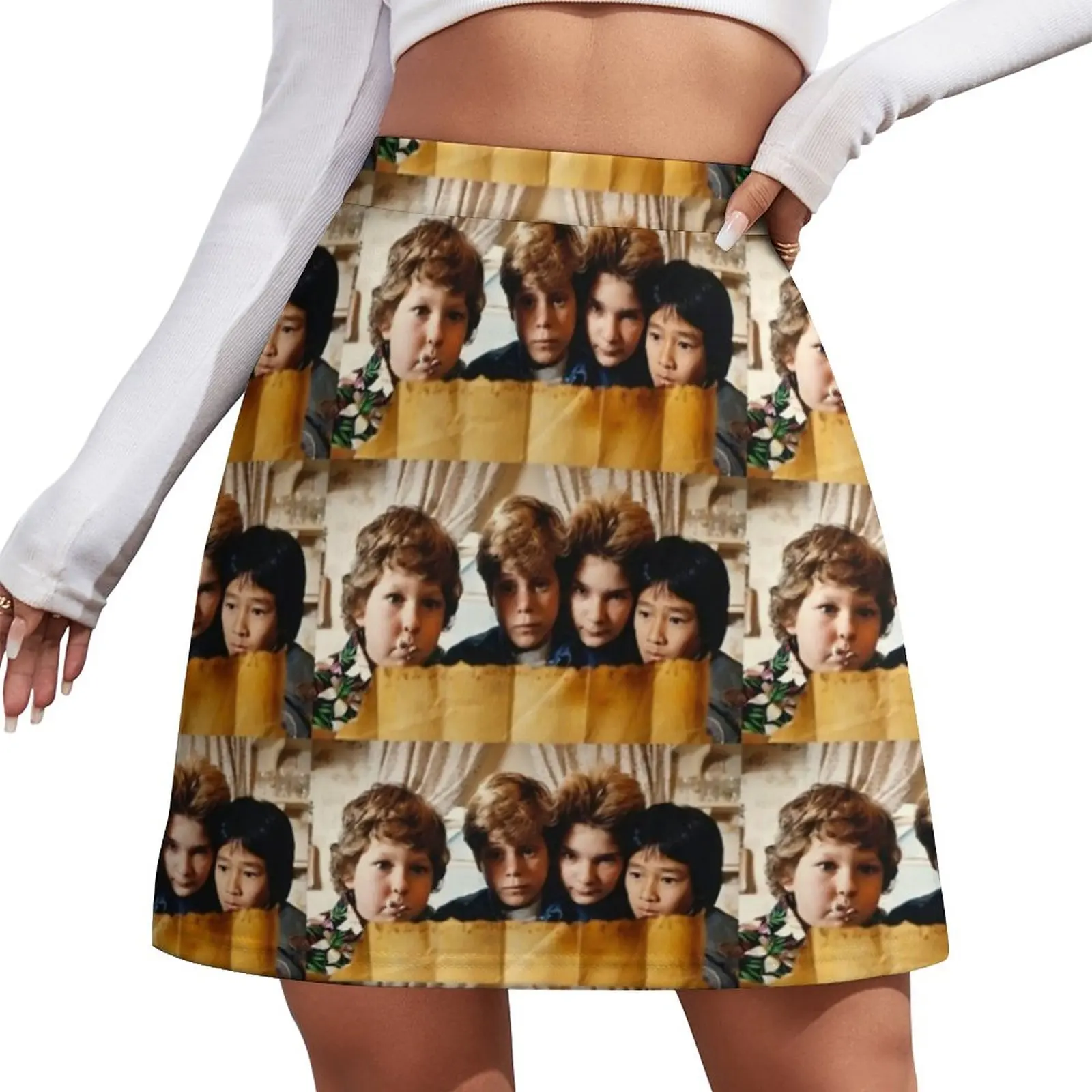 

The Goonies Movie Skirt Women Never Say Die Modern Mini Skirts Summer Streetwear High Waist Graphic Oversize Casual A-line Skirt