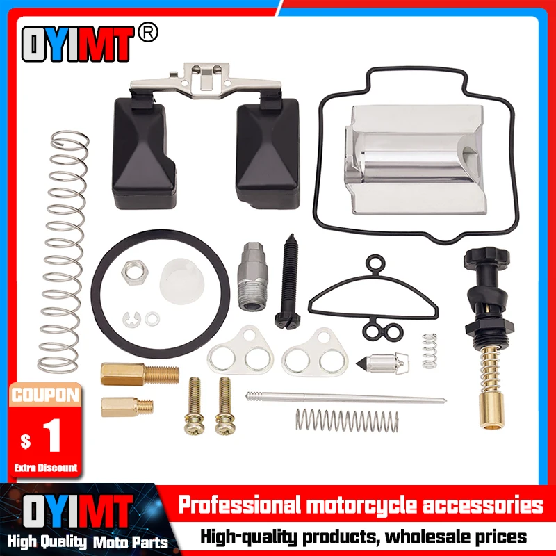 

Motorcyclce Carburetor Rebuild Repair Tool Kit For PWK 34 36 38 40 OKO 250cc-400cc 0441036 Accessories