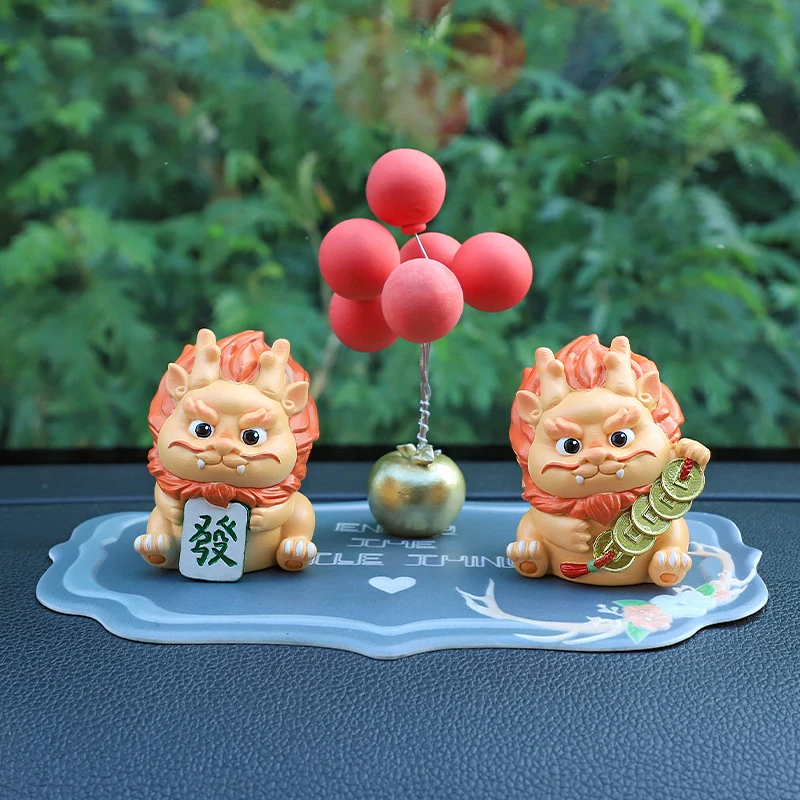 2024 милые кавайные фигурки китайского зодиака с маленьким драконом 12 новым годом