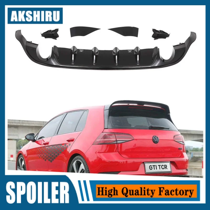 

Диффузор для Volkswagen GOLF 7/7,5 VII MK7/7,5 GTI R серии хэтчбек, предварительно заменяемый диффузор для заднего бампера