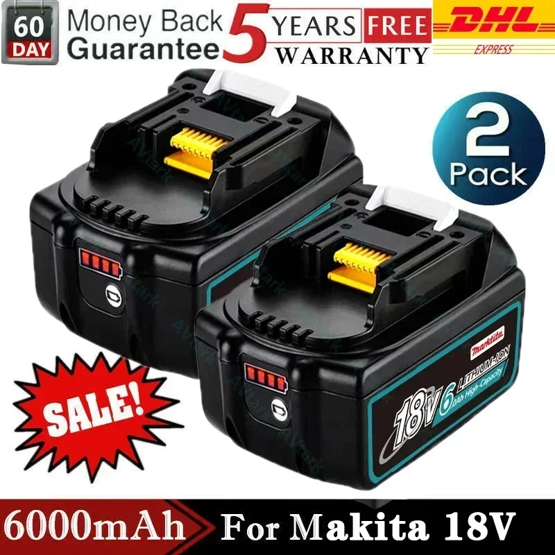 

Литий-ионная аккумуляторная батарея 18650 для Makita 18 в 12 а подходит для электроинструмента Makita BL1860 BL1830 BL1850 LXT400