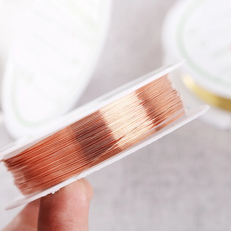 Медная проволока 0 2-1 мм для браслетов ожерелий цветная бисероплетения сделай сам