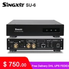 Singxer SU-6 Audio Интерфейс XMOS XU208 CPLD фемтосекундные часы цифровой интерфейс USB интерфейс SU6