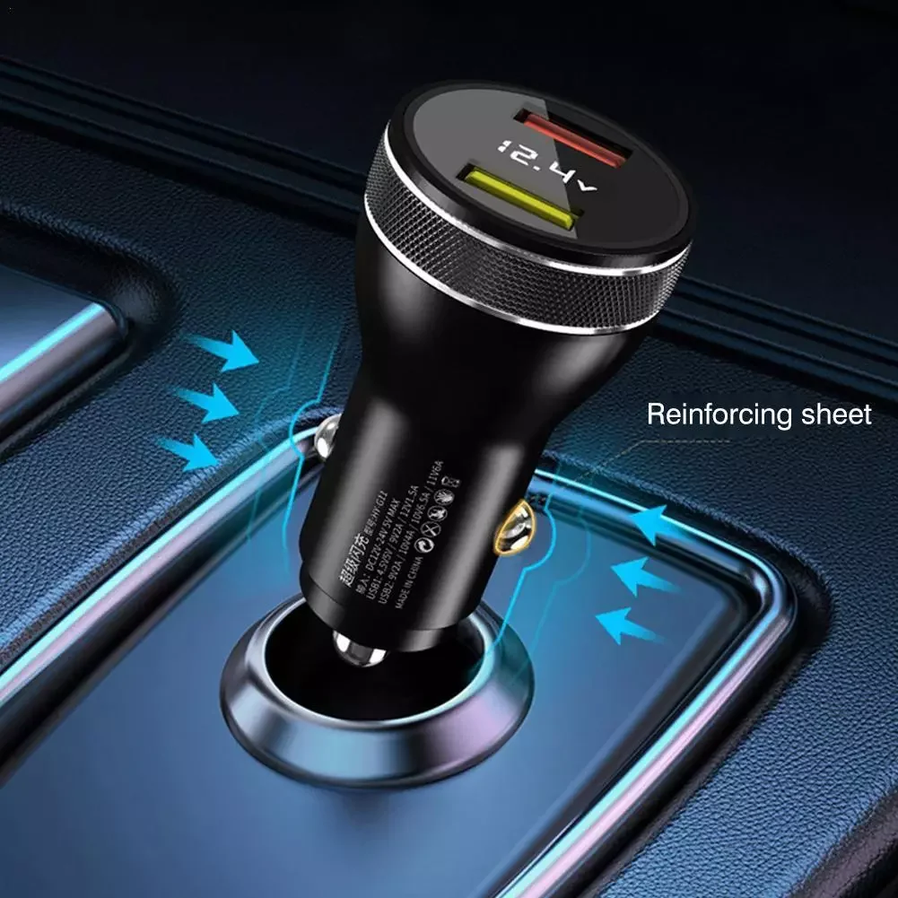 

New 65W SUPERVOOC 2.0 SuperDart +22.5W Car Fast Charger 6.5A Type-C Cable For OPPO Find X3 Pro Reno 6 Realme GT Neo X50 Pro 8Pro