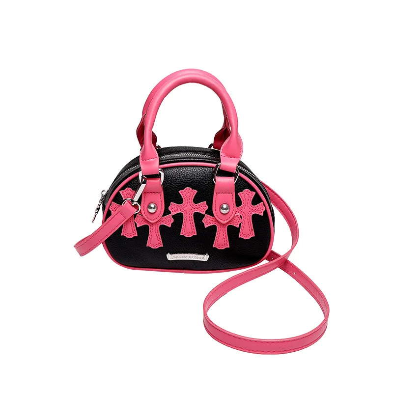 

Crossbody Handbags For Women's Bag Leather Cute Wallet Bowling Luxury Brand Designer Trendy Dumpling Shopper Free Shipping New