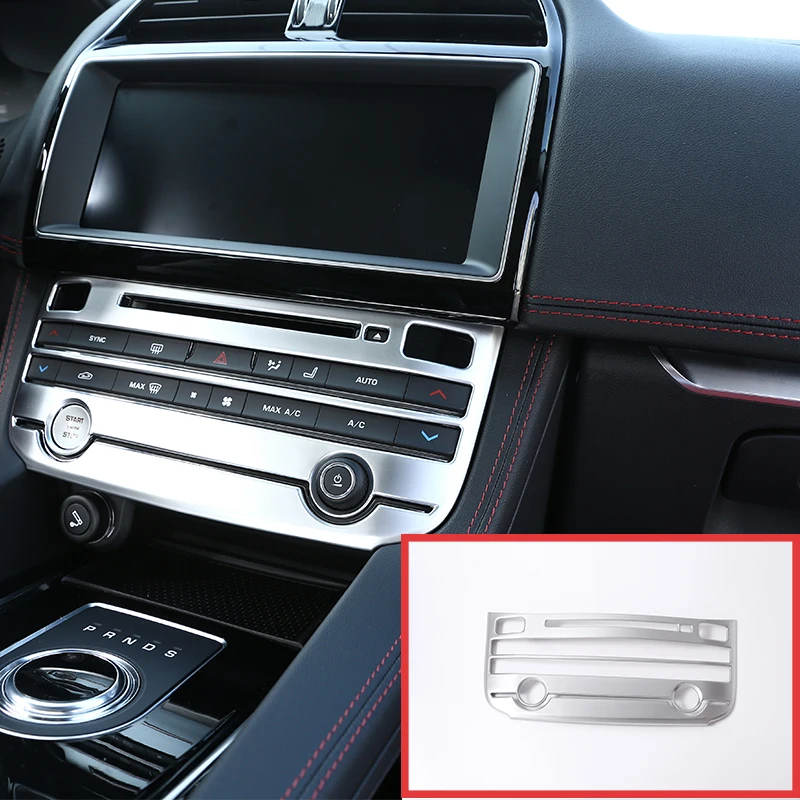 

1 шт. для Jaguar XE XEL XF XFL F-PACE F pace 2016-2018 ABS центральный режим кондиционера Кнопка рамка отделка автомобильные аксессуары