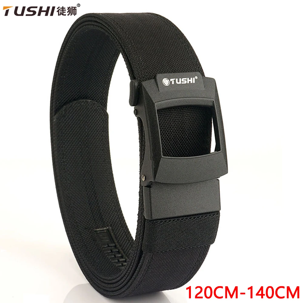 Ремень тактический Мужской из нейлона 140 см с автоматической пряжкой