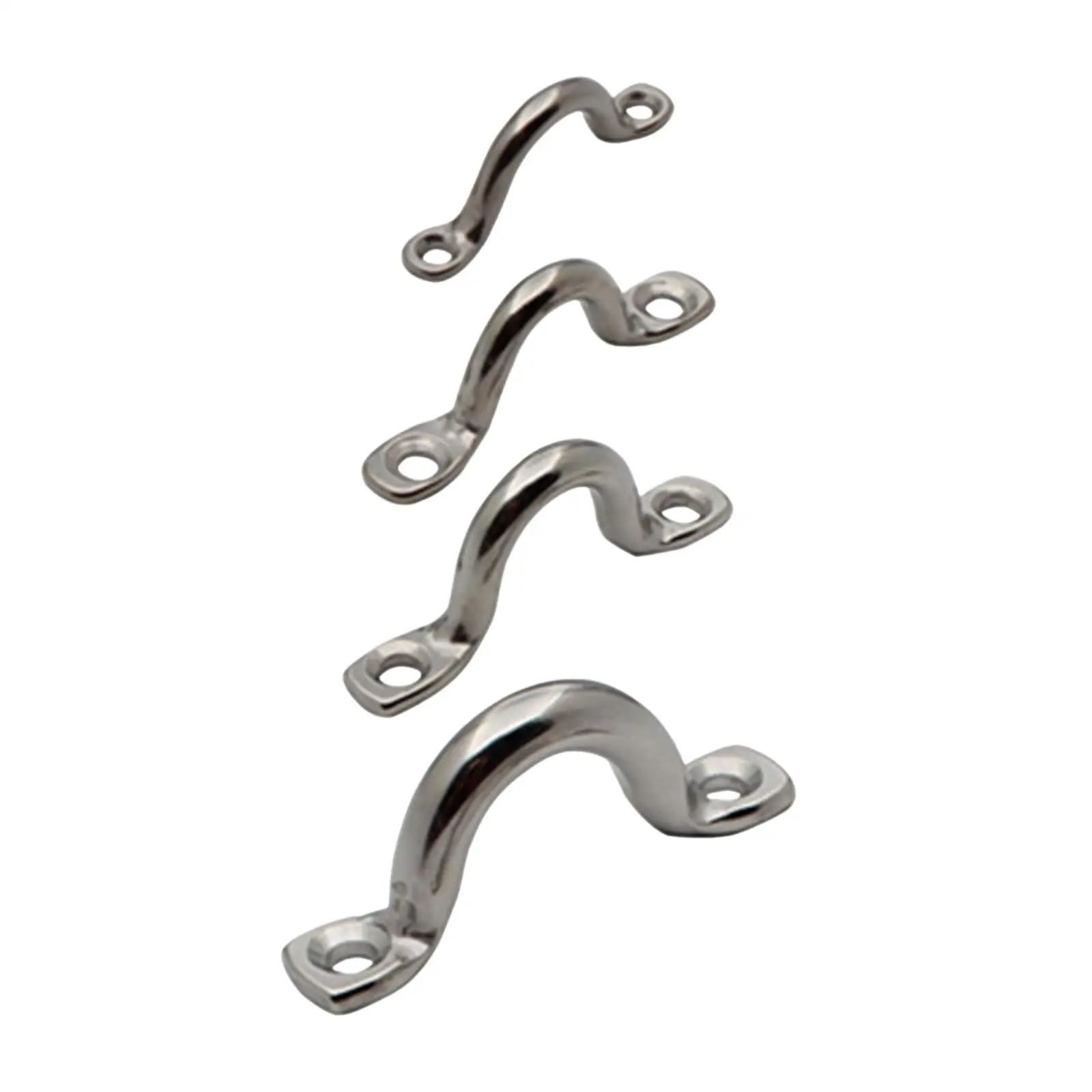 

Boat Eye Stainless Steel Eye Straps Kayak Pad Eye Deck Rigging Accessories for Ships Caravans Boats Canoes Kayaks