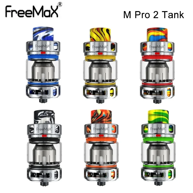 

FreeMax M Pro 2 Tank Sub Ohm Tank Atomizer 5ml 510 Thread for 904L M1, M2, M3, and M4 Mesh Coils Vape Tank E Cig Atomizer